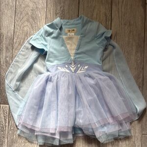 EUC Elsa -Blue and White Kids Costume